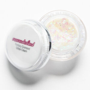 Glitter Cream Eyeshadow (white - pigments big)
